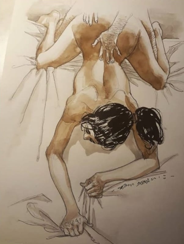sergio bleda erotic drawing