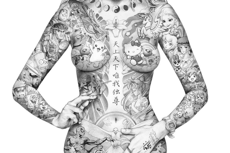 Shohei Otomo Heisei Mary detail upper body