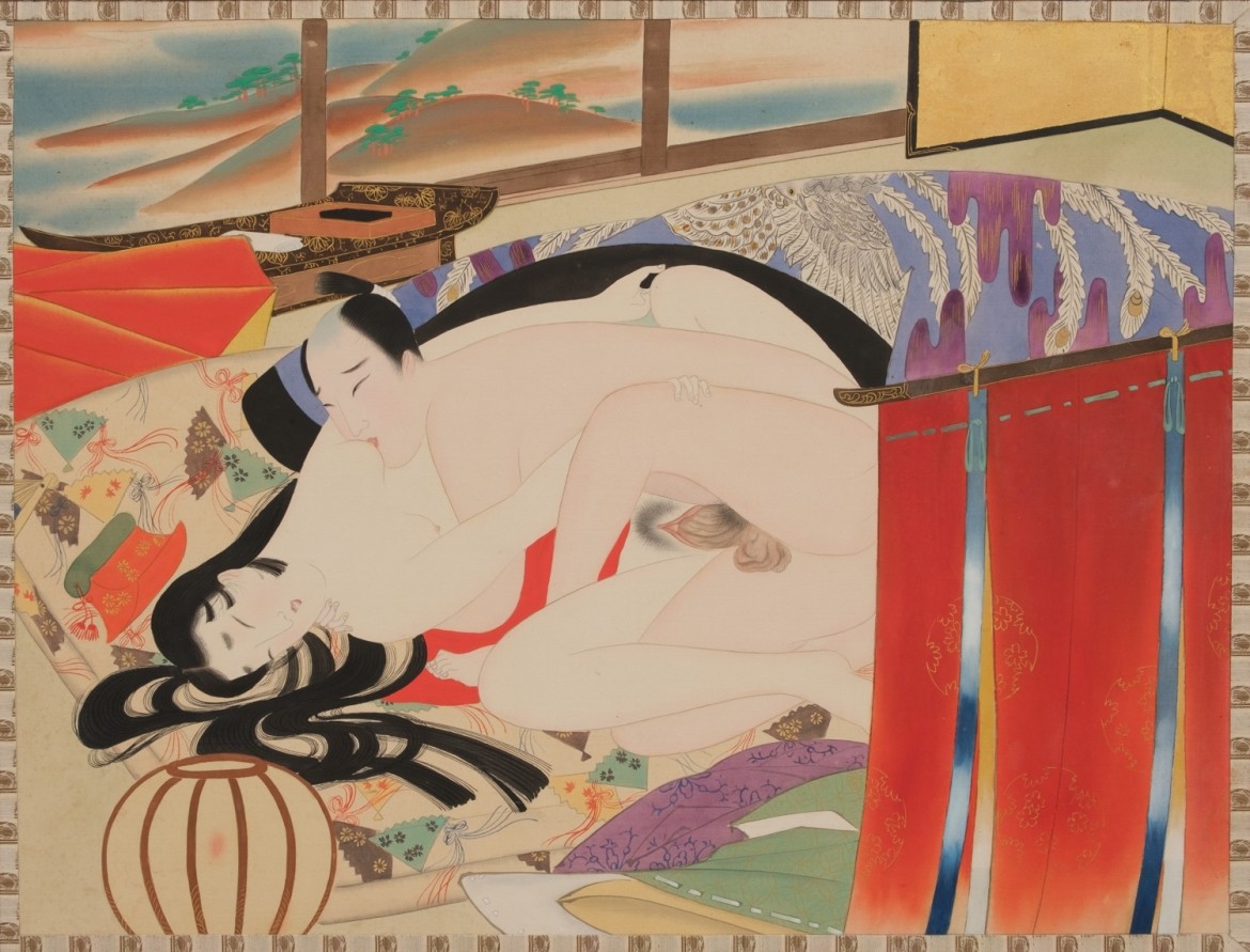 shunga screen painting