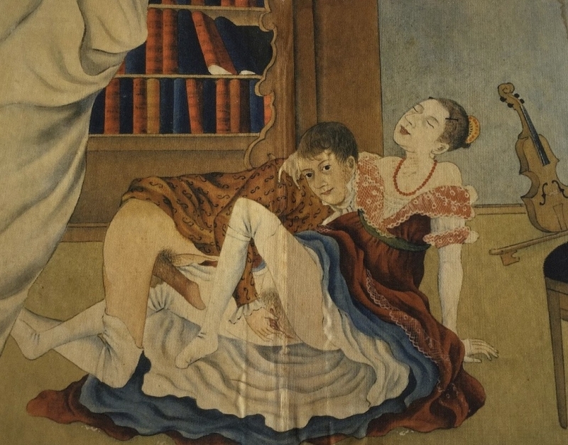 shunga Westerners music lesson Kawahara Keiga shunga Westerners music lesson Kawahara Keiga