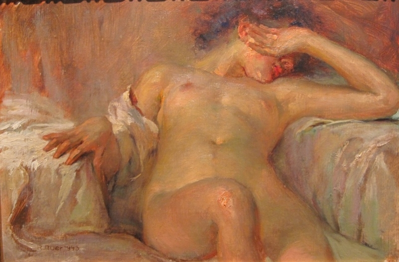 shy nude by Robert Auer