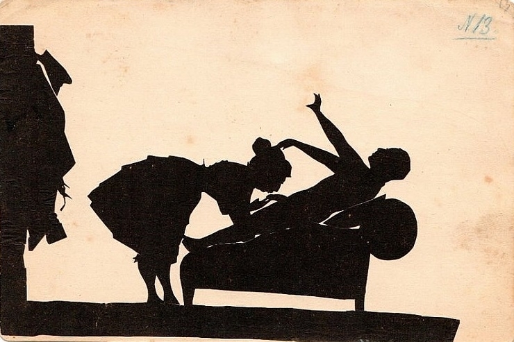 silhouette Dmitry Losifovich Kiplic oral sex
