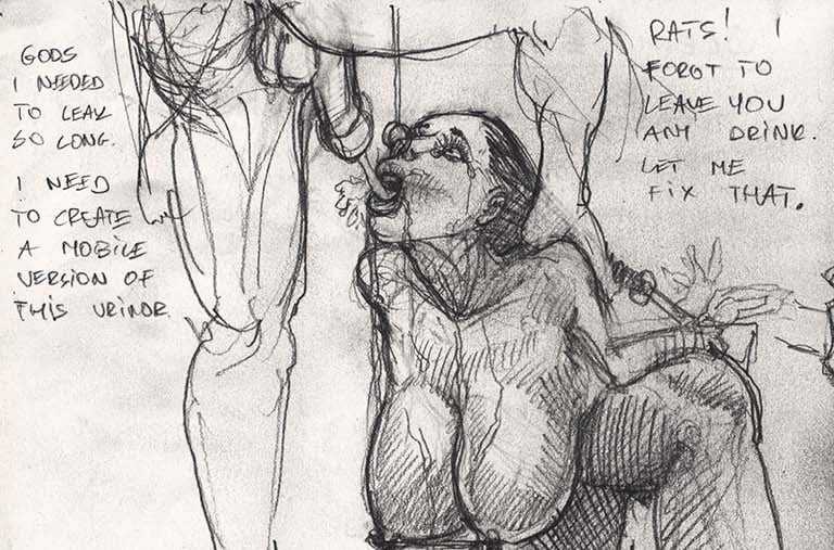 Sketches (Jan 2024) by Jan Draws Erotica (detail)