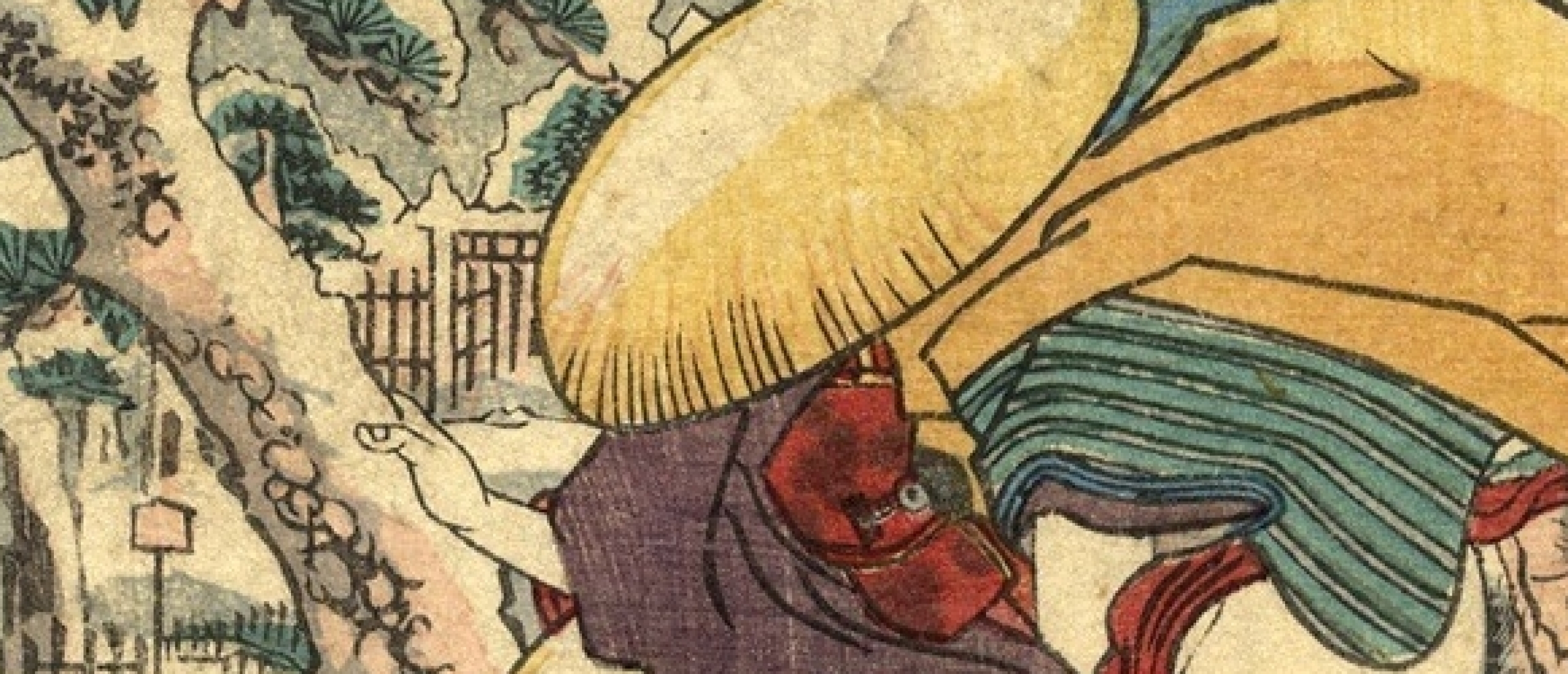 snow scene shunga