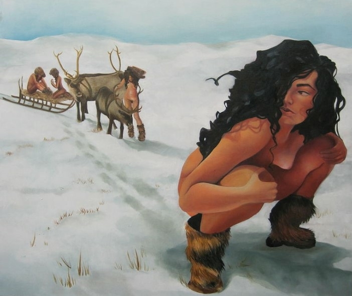 Snow Squat by Alida Frey