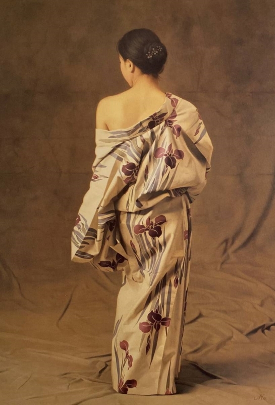 sosuke morimoto Girl in a kimono