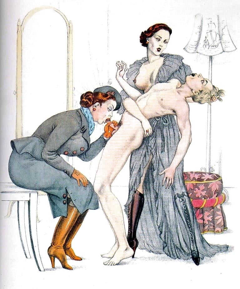 spanking art fellatio.