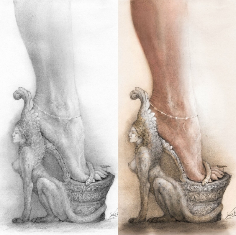 Sphinx shoes by Simone Pinna