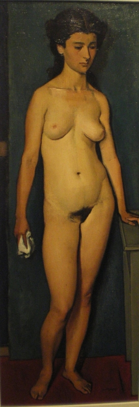 standing nude by Yiannis Moralis