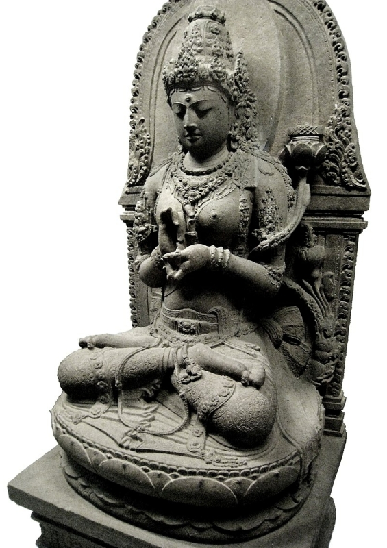 statue of Bodhisattva Prajñaparamita, a female personification