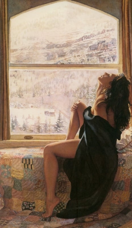 Steve Hanks female sitting in window