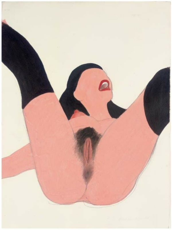 Study for Spread Leg Nude, 1966 by Tom Wesselmann