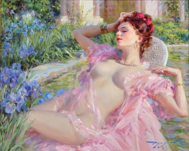 Sunbathing female Razumov