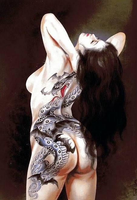 tattooed beauty by Ozuma Kaname