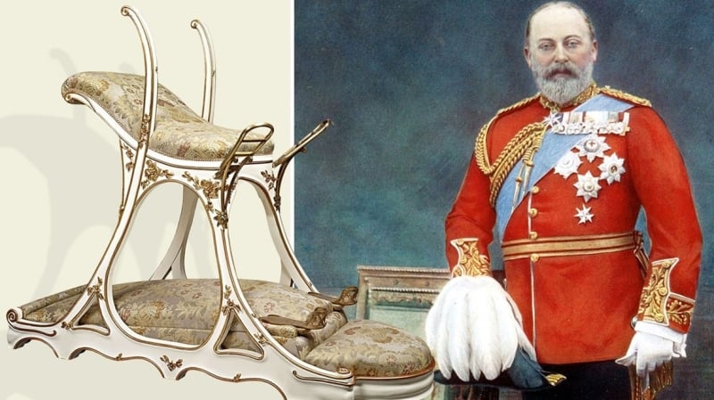 The £53,000 love chair fit for playboy prince Edward VI