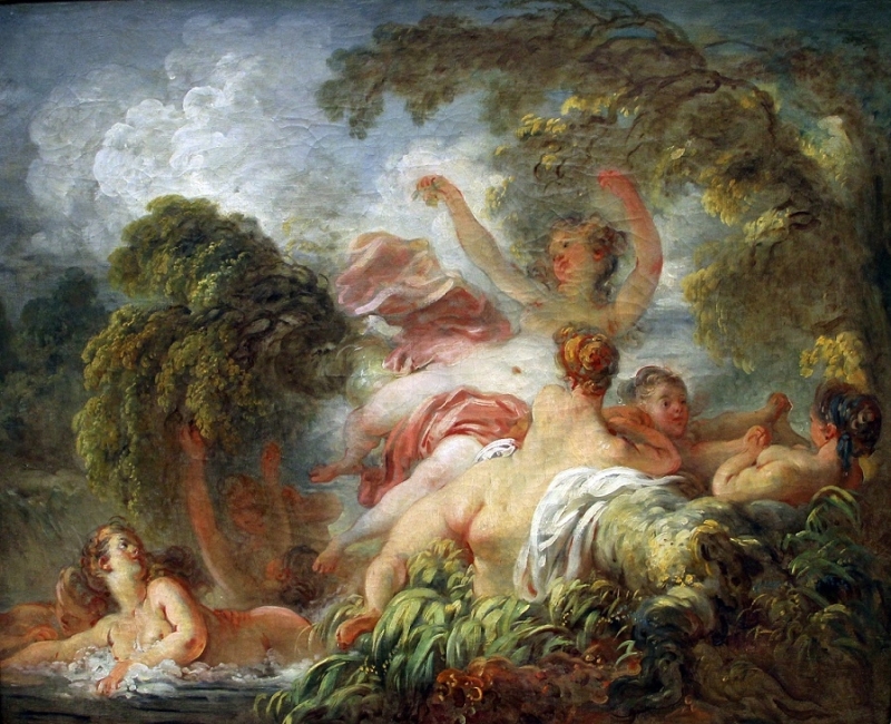 the bathers Jean Honore Fragonard