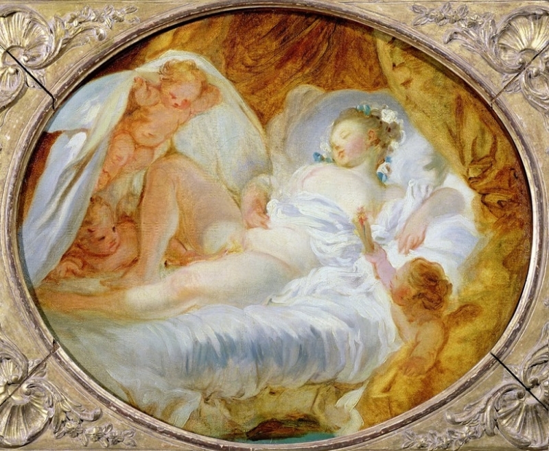 the burning flame Jean-Honoré Fragonard