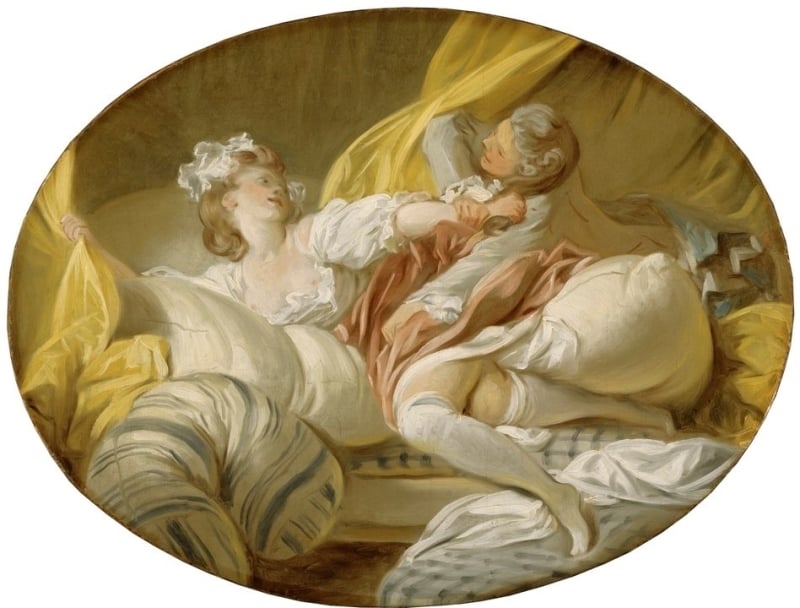 the confession of love Jean-Honoré Fragonard the beautiful servant