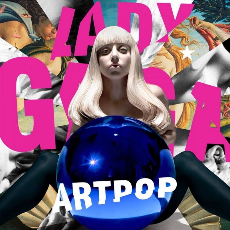 The cover of Artpop made by Jeff Koons