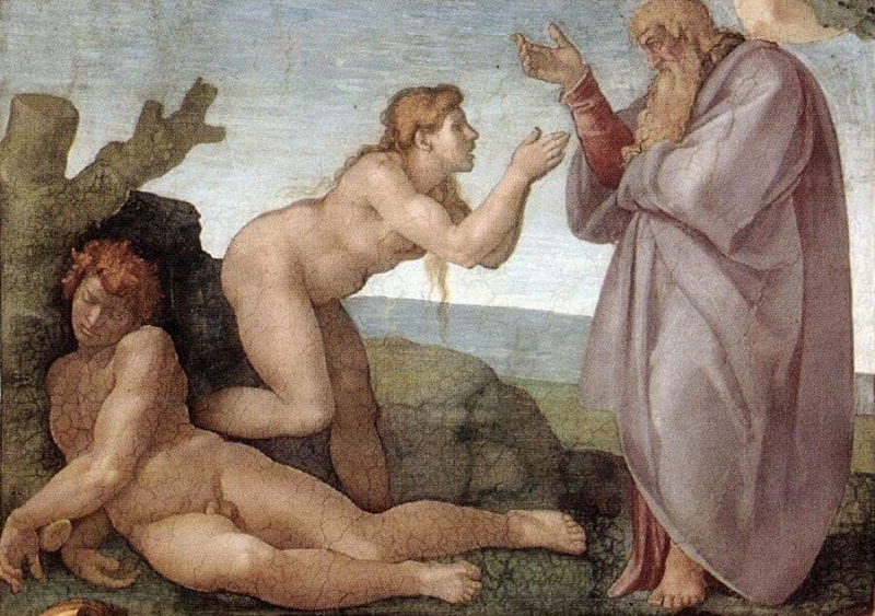The Creation of Eve Michelangelo