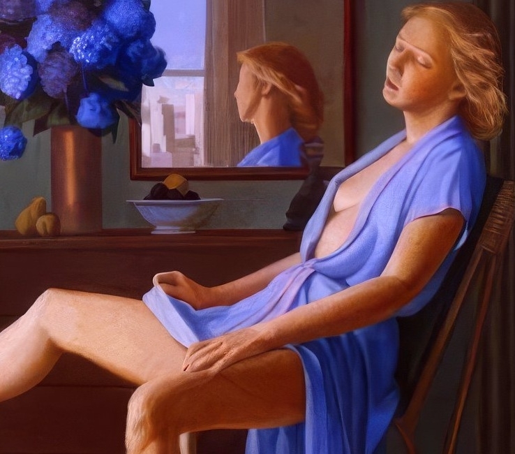 The Fan, 1988, by Ron Schwerin (detail)