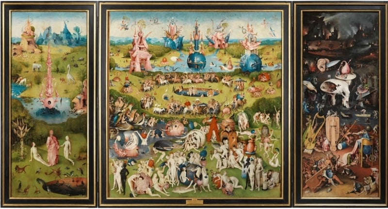 The Garden of Earthly Delights, Tríptico del Jardín de las delicias by Hieronymus Bosch  (c. 1480–1505)