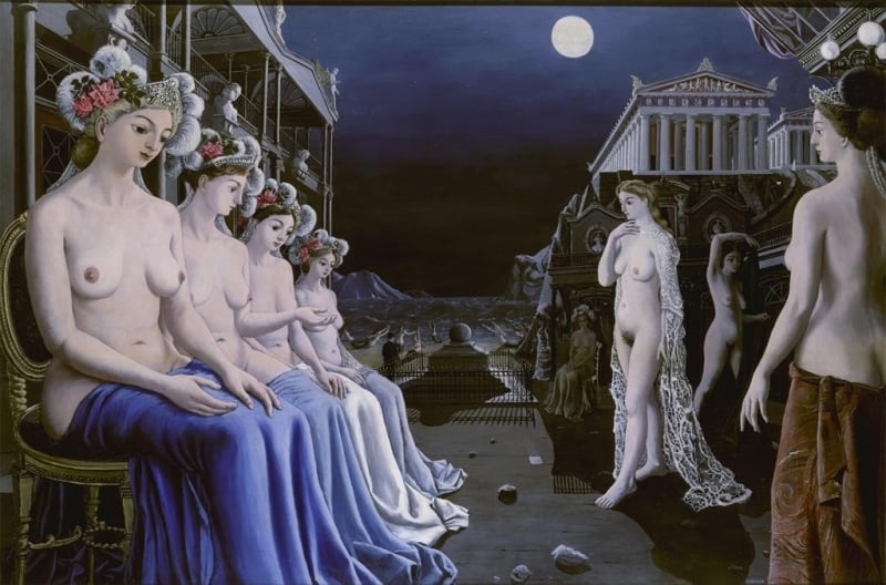 The Great Sirens, 1947 by Paul Delvaux