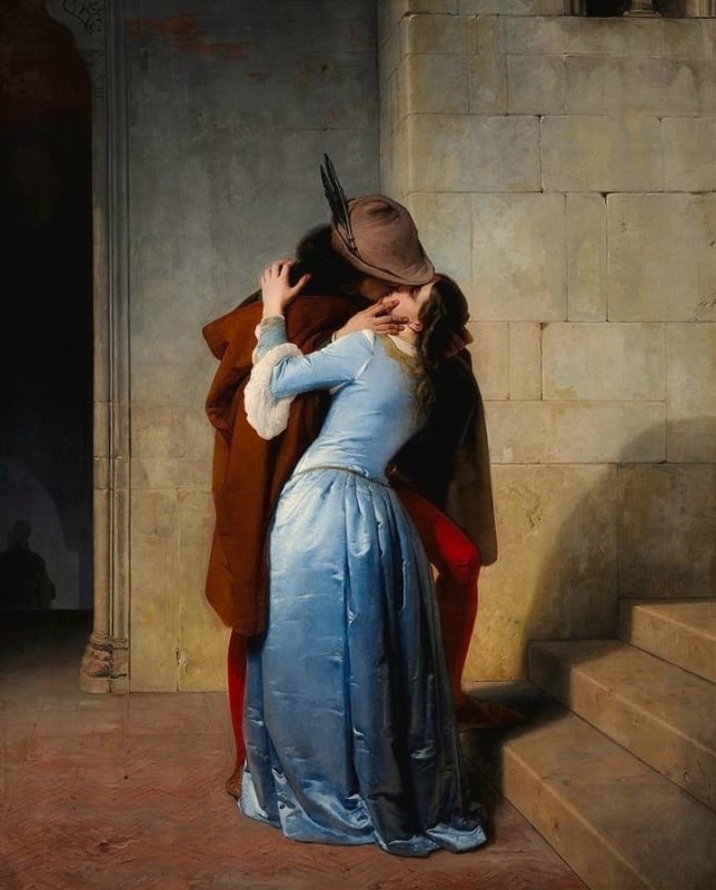 ‘The Kiss’, 1859 by Francesco Hayez