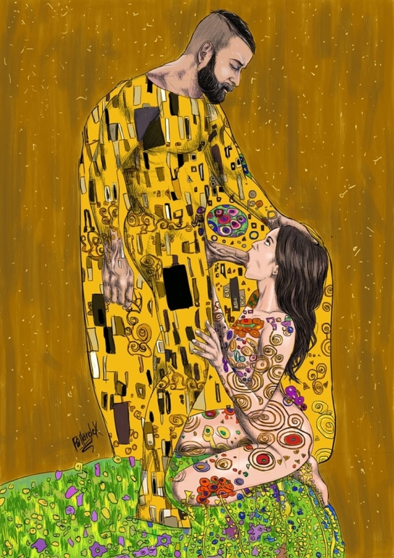 The Kiss by @pallandoxxx.bsky.social.