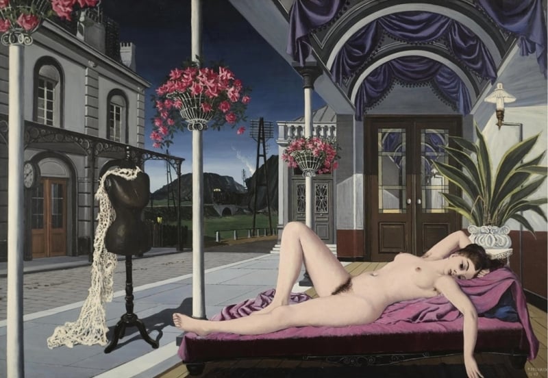 The Nude and the Mannequin, 1947 by Paul Delvaux