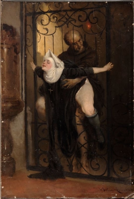The Sin, ca.1880 by Heinrich Lossow