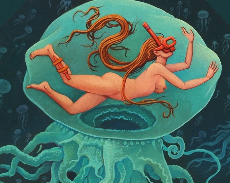 The Trapped Diver Dec 2024 by Michael Hutter (detail)