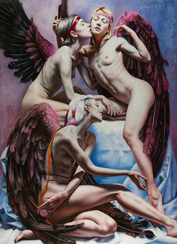 Three Angels, 2018 by Saturno Buttò