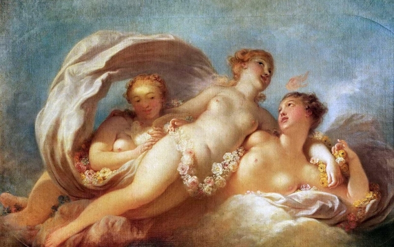 Three Graces Jean Honore Fragonard