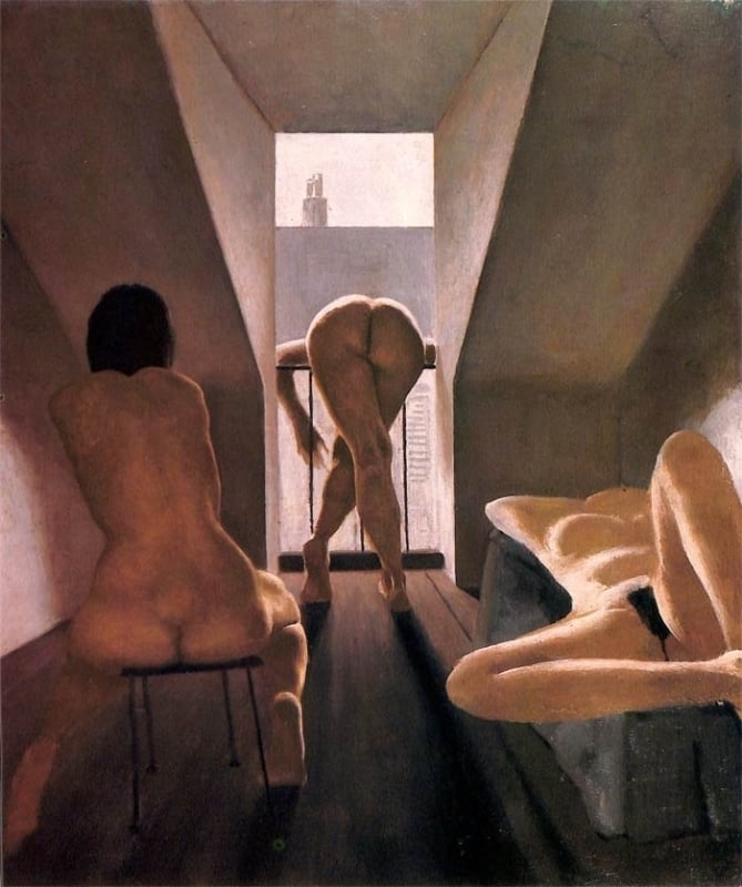 three nudes Paul Cuvelier