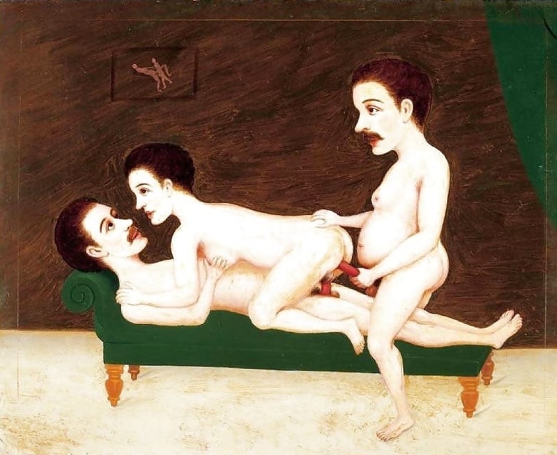 threesome by an unidentified artist