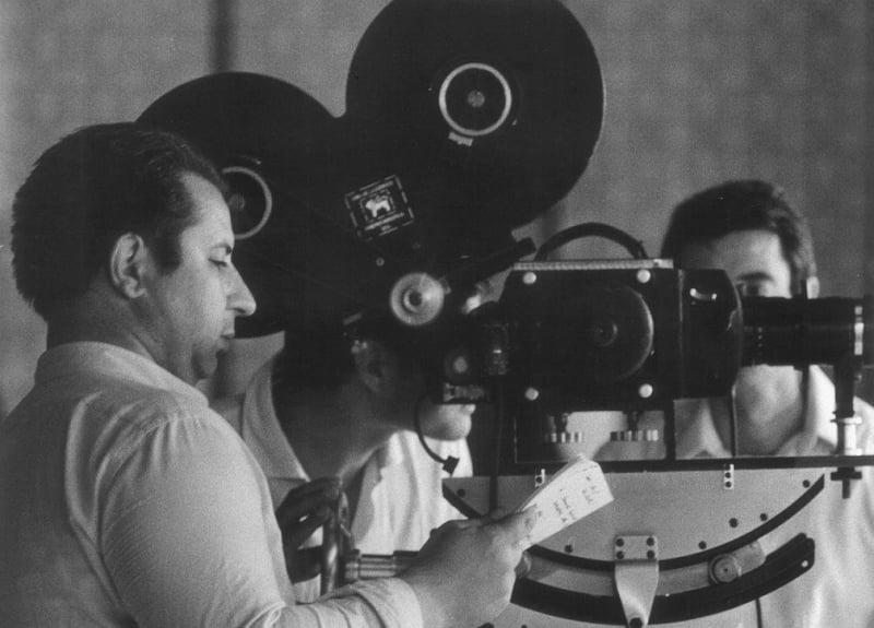 Tinto Brass behind the camera