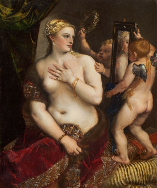 Titian's Venus with a Mirror (c. 1555), Titian's Venus with a Mirror (c. 1555),