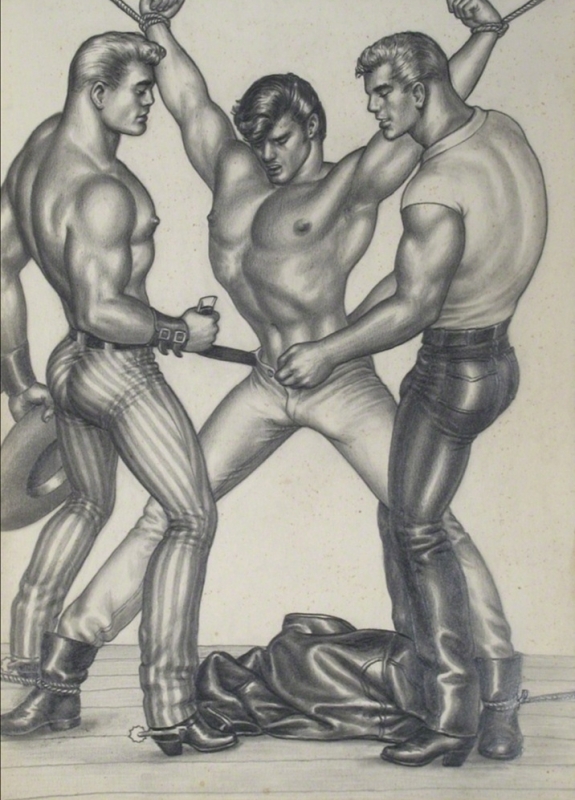 Tom of Finland chained man Tom of Finland chained man