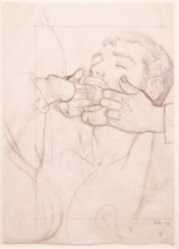 Tom of Finland drawing forced fellatio Tom of Finland drawing forced fellatio