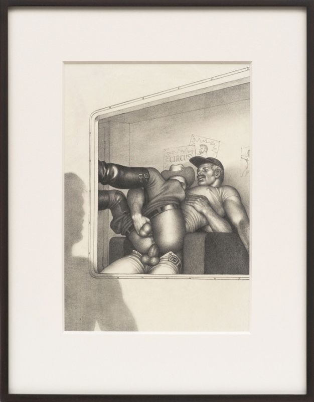 Tom of Finland gay sex in armchair Tom of Finland gay sex in armchair