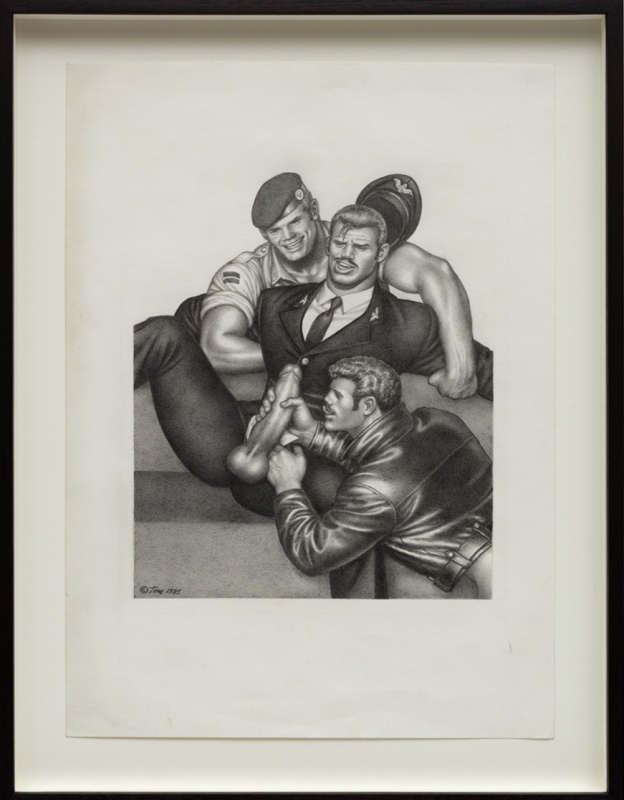 Tom of Finland gay threesome sex Tom of Finland gay threesome sex