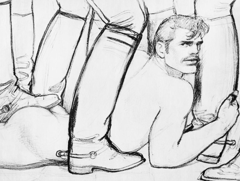 Tom of Finland Leather Boots (detail) Tom of Finland Leather Boots (detail)