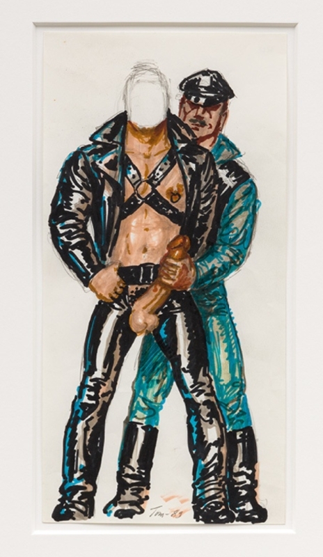 Tom of Finland unfinished ink drawing Tom of Finland unfinished ink drawing