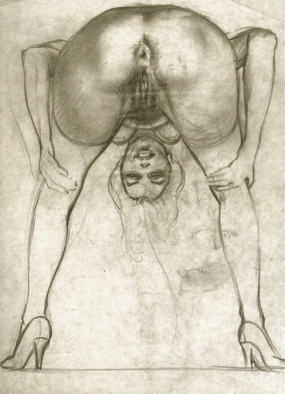 Tom Poulton Erotic Drawing