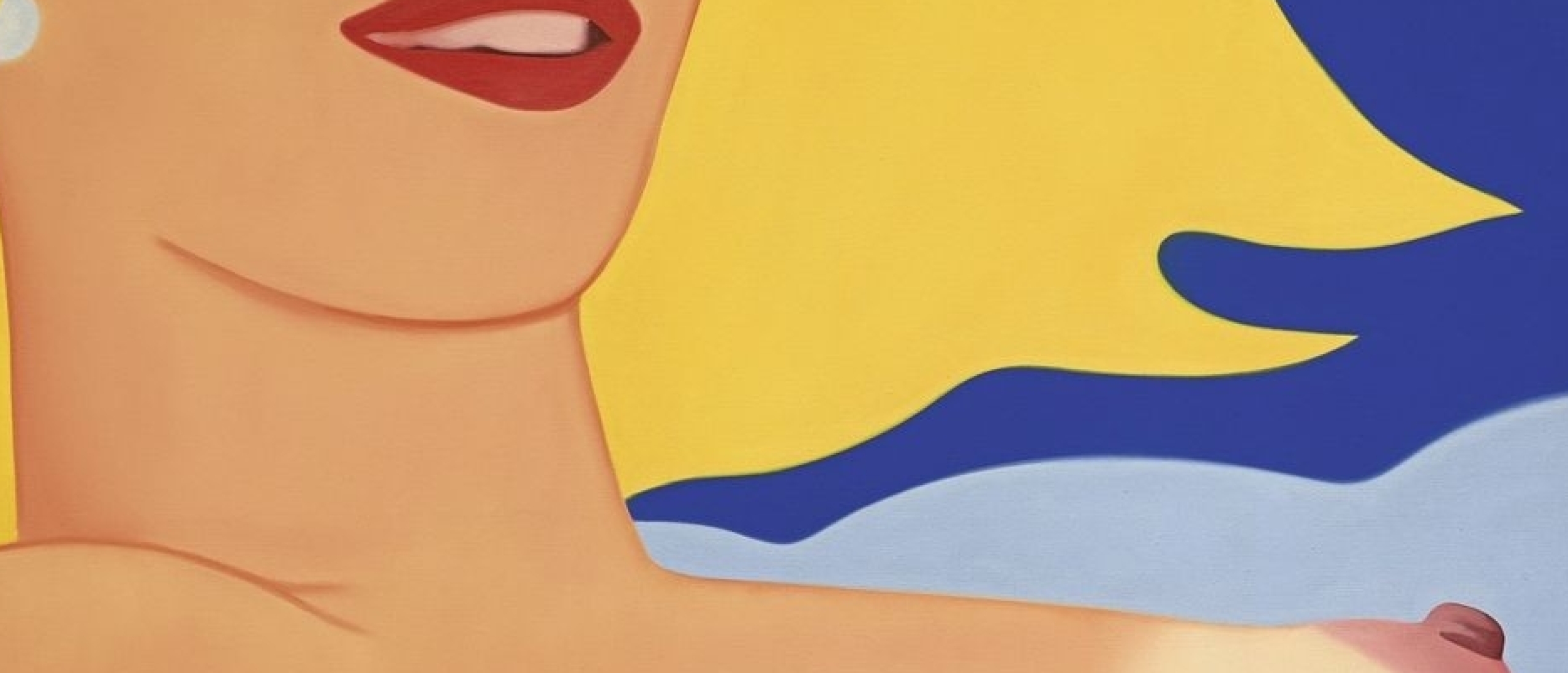Tom Wesselmann, 18 YEAR OLD ON THE BEACH, 1984