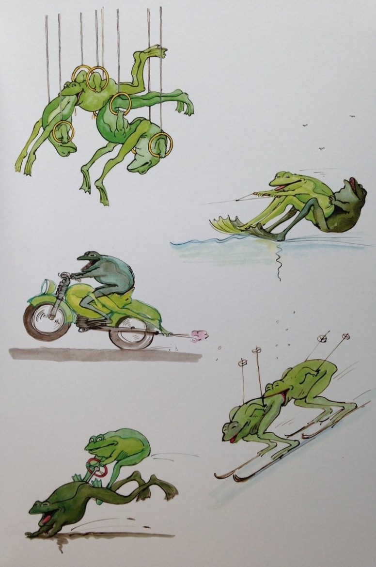 tomi ungerer frogs