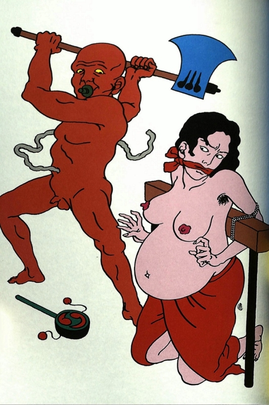 toshio saeki macabre erotic art