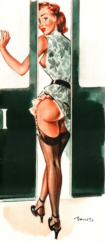 train art erotic pin up