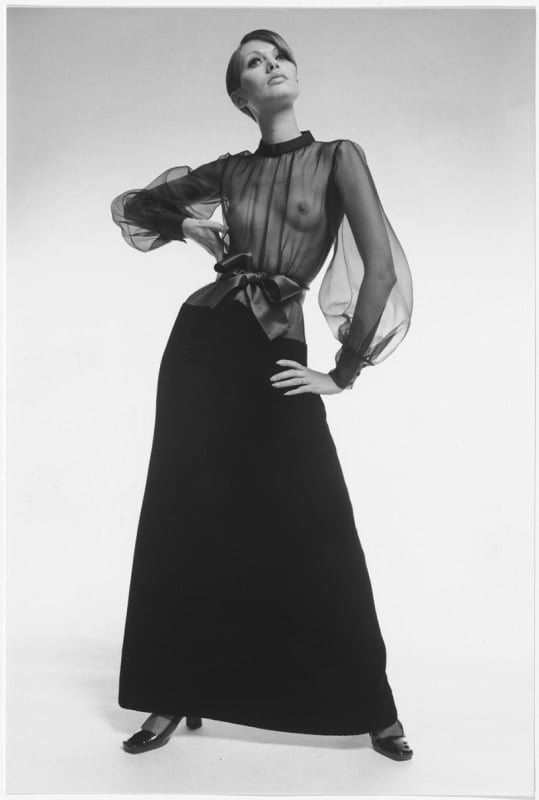 Transparent blouse, 1968 by Yves Saint Laurent
